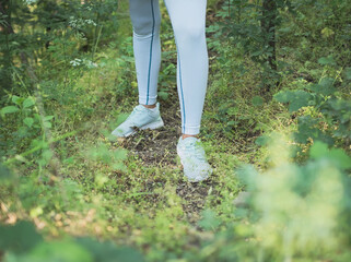 Legs of Female Forest Runner