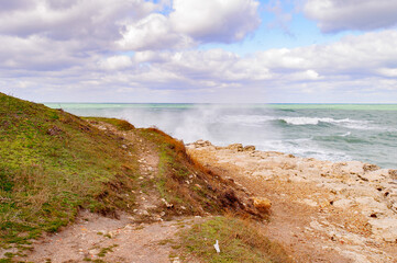 Black sea at the coast of Sevastopol, Crimea