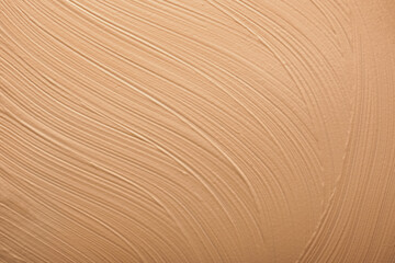 Texture of liquid foundation. Close up of face liquid foundation texture