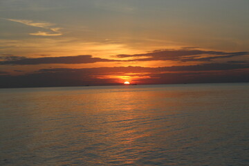 Fototapeta na wymiar Port Dickson Sunset
