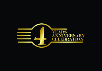 Anniversary logo template Vector design birthday celebration, Design for booklet leaflet magazine brochure poster web invitation or greeting card