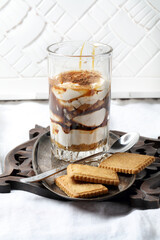 Vegan Tiramisu with Soy Yogurt and Coconut Sugar