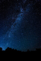 Milky way view from Earth