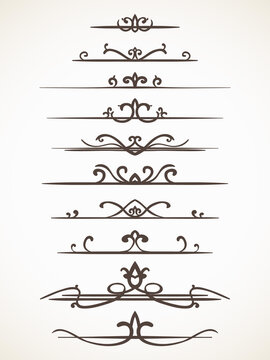 calligraphic line