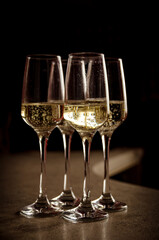 glass of champagne