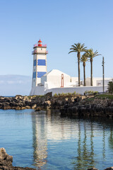 Vista do Farol de Santa Marta em Cascais Portugal