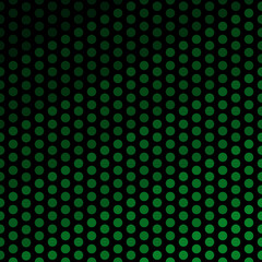 Vector Abstract Half-Tone Backgrounds. Blakc and green colors. Circle pattern.
