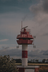 Fototapeta na wymiar Signalturm für Schiffe an der Nordsee
