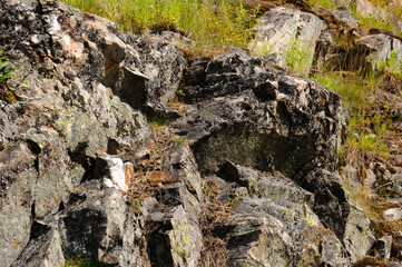 It's Rock part is seen of the mountain