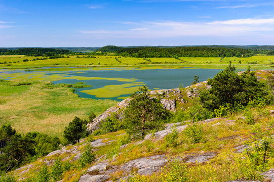 It's Olonka river landscape, Olonets, Russia