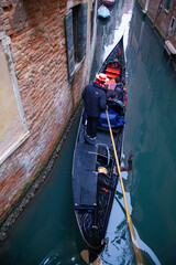 Obraz premium gondolas in venice italy