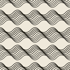 Abstract geometric seamless background. Creative stylish texture with stripes. Abstract minimal backdrop for wallpaper, web design, textile, décor, cover template. Vector Hand drawn