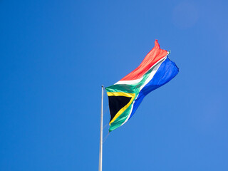 Südafrika, Ostkap, Port Elizabeth, Südafrikanische Flagge