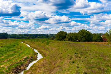 It's Landscape of the Serbian village