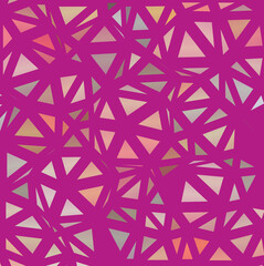 Abstract pattern with tiled structure and random circles at the background