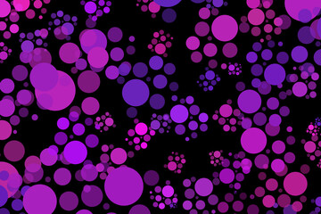 Colorful bubbles background for design artwork