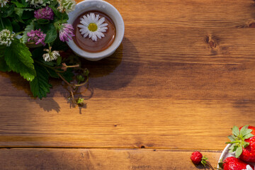 still life with flowers