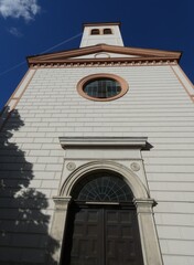 Facade of the Church of the Redeemer (Erlöserkirche), Rennweg, Vienna, Austria