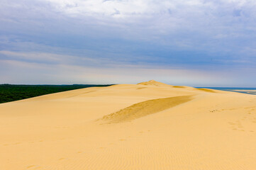Incredible Dune of Pilat (Grande Dune du Pilat), the tallest sand dune in Europe.