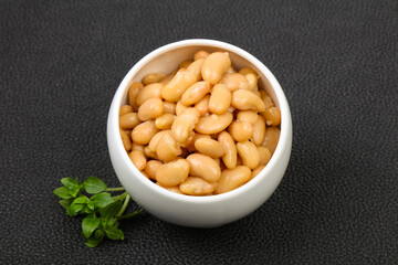 Baked white bean