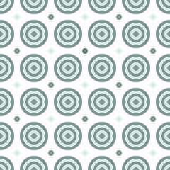 Seamless polka dots and circles pattern, abstract  geo, geometric background, monotone screen print texture, seamless fabric print