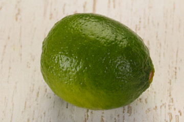 Ripe green lime