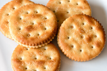 Peanut Butter Stuffed Crackers