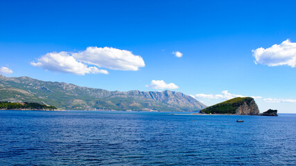 It's Saint Nicholas Island in Montenegro, Europe