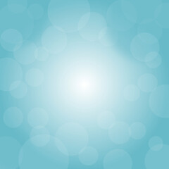 Abstract blue bokeh background 