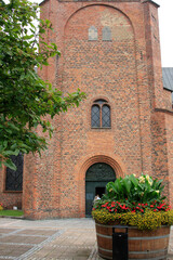 Fototapeta na wymiar Church, Sankta Maria Kyrka, Ystad, Sweden, Europe