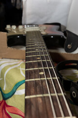 all parts of an electric guitar