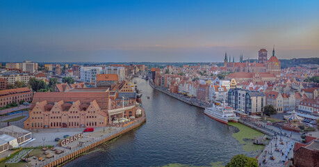 panorama of  gdansk