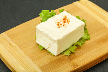 Greek traditional soft feta cheese