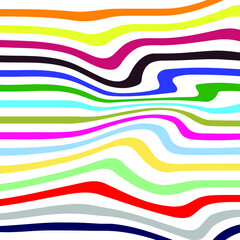 Simple vector texture for your game: line curved simple road pattern