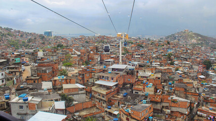 Fototapeta na wymiar german slum complex (Complexo do Alemão) in rio de janeiro.
