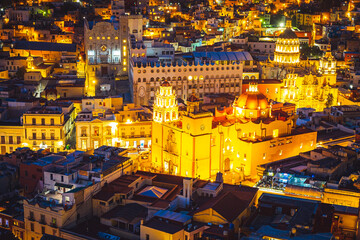 Fototapeta premium Magical Town Guanajuato in Mexico