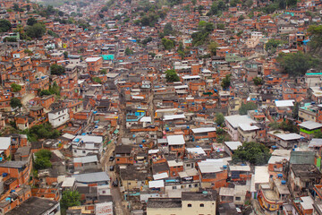 Fototapeta premium german slum complex (Complexo do Alemão) in rio de janeiro.