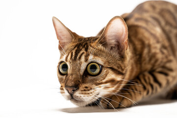 Bengal Cat shoot in studio