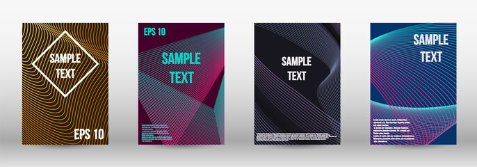 Geometric template with lines 