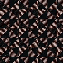 Ethnic, tribal seamless surface pattern. Repeated diamonds and rhombuses motif. Folk background. Folkloric wallpaper. Geometric ornament. Geo digital paper, textile print. Vector art