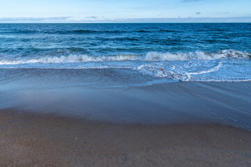 Ocean Waves Hitting Beach