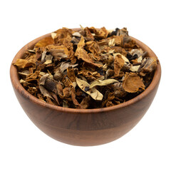 Herbal tea isolated on a white background