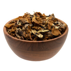 Herbal tea isolated on a white background