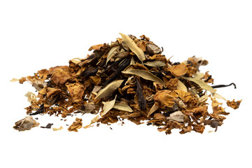 Herbal tea isolated on a white background