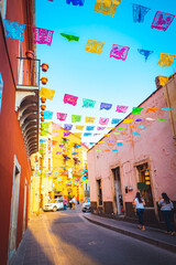 Naklejka premium Magical Town Guanajuato in Mexico