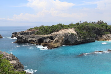 Lagon bleu à Nusa Ceningan, Indonésie