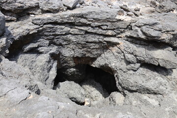 Roche volcanique à Nusa Ceningan, Indonésie	