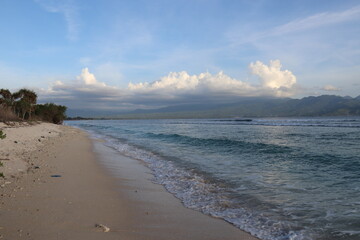 Plage à Gili Meno, Indonésie