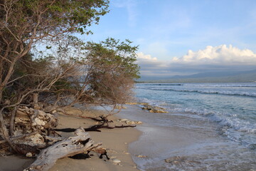 Plage à Gili Meno, Indonésie