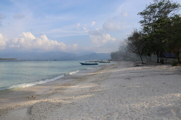 Plage à Gili Meno, Indonésie